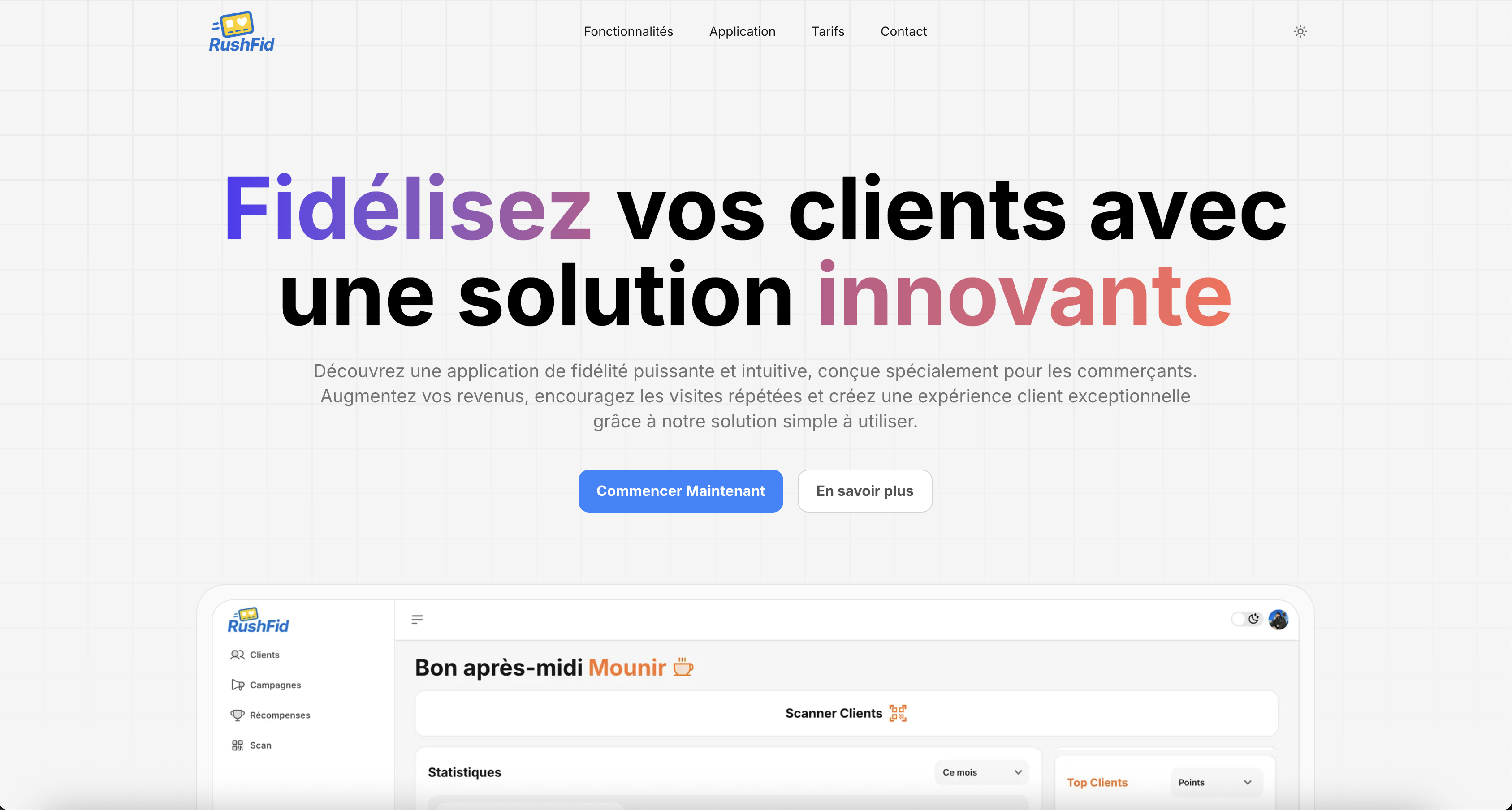 RushFid Application